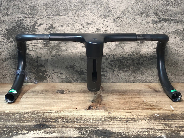 JC767 キャニオン CANYON CP0018 T-Bar カーボン 一体型ハンドル 90mm ※レバークランプ部のマーキング痕, ハンドル固定ボルト無し