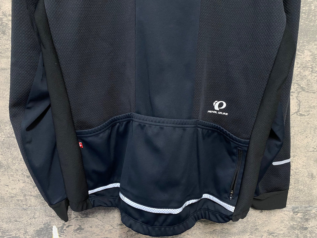 KL021 パールイズミ PEARL iZUMi 長袖 サイクルジャケット 黒 BXL 裏起毛