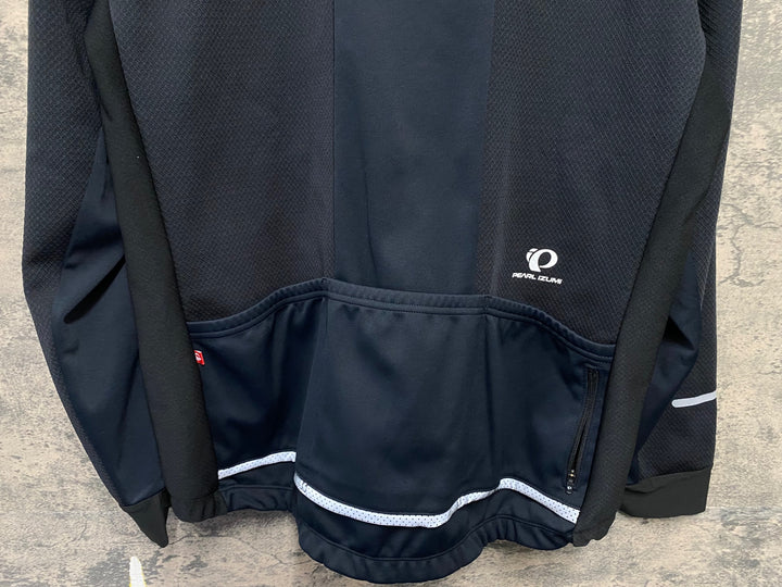 KL021 パールイズミ PEARL iZUMi 長袖 サイクルジャケット 黒 BXL 裏起毛