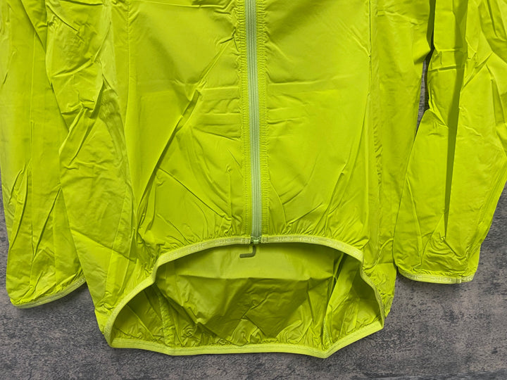 JV971 レリック reric Women's Gemini-a Strech Light Wind Breaker 長袖ウィンドブレーカー 黄緑 L レディース