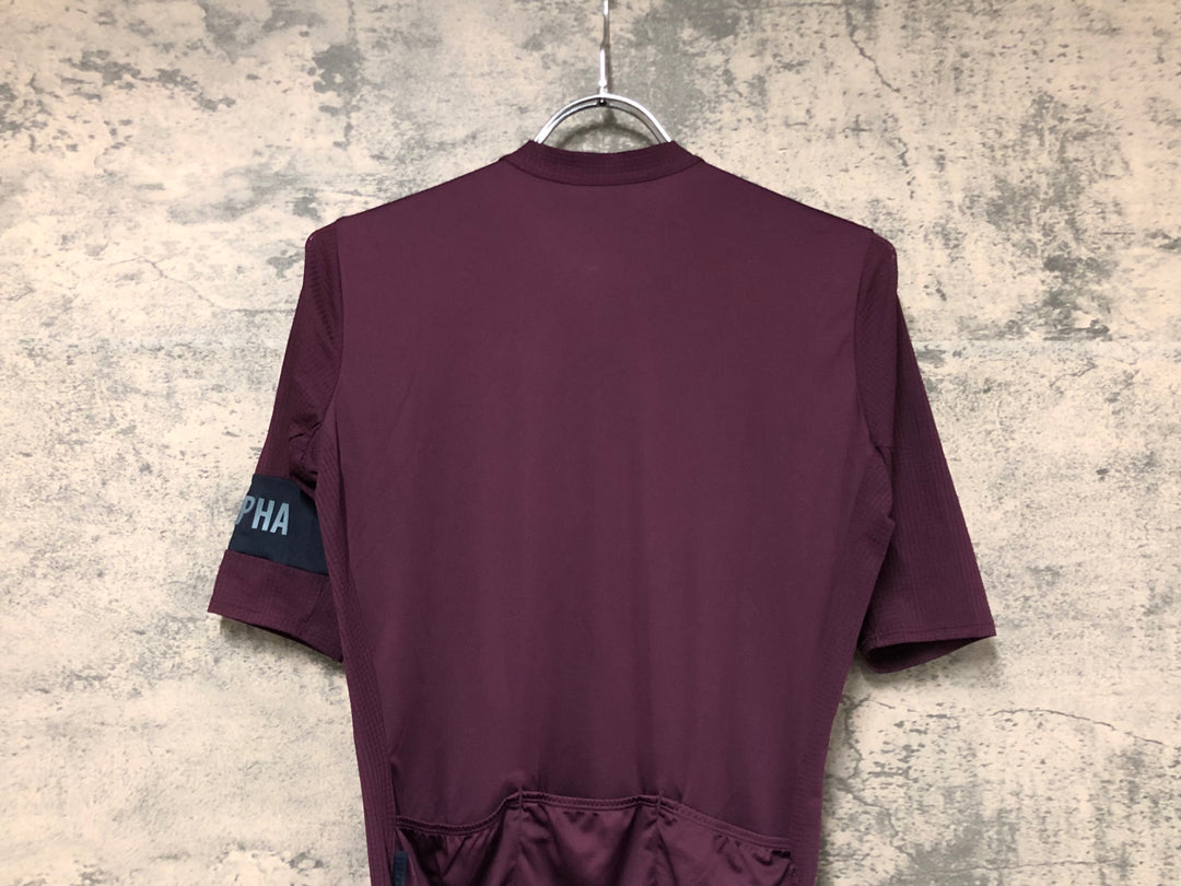 JO798 ラファ Rapha PRO TEAM FLY WEIGHT JERSEY 半袖 サイクルジャージ 赤 S