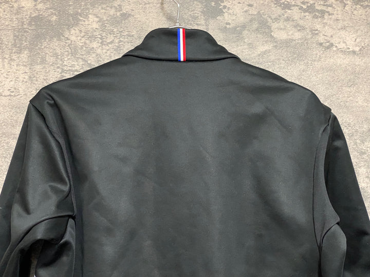 JP495 ルコックスポルティフ le coq sportif 長袖 サイクルジャージ 黒 裏起毛 M