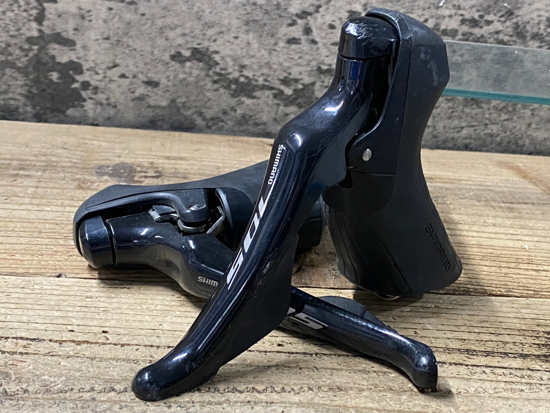 KD206 シマノ SHIMANO 105 ST-R7000 STIレバーセット 2×11S 黒