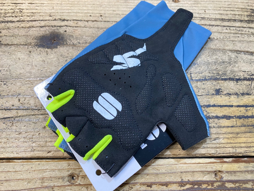KJ841 スポーツフル sportful AERO TEAM GLOVE 指切 グローブ 青 L TINKOFF