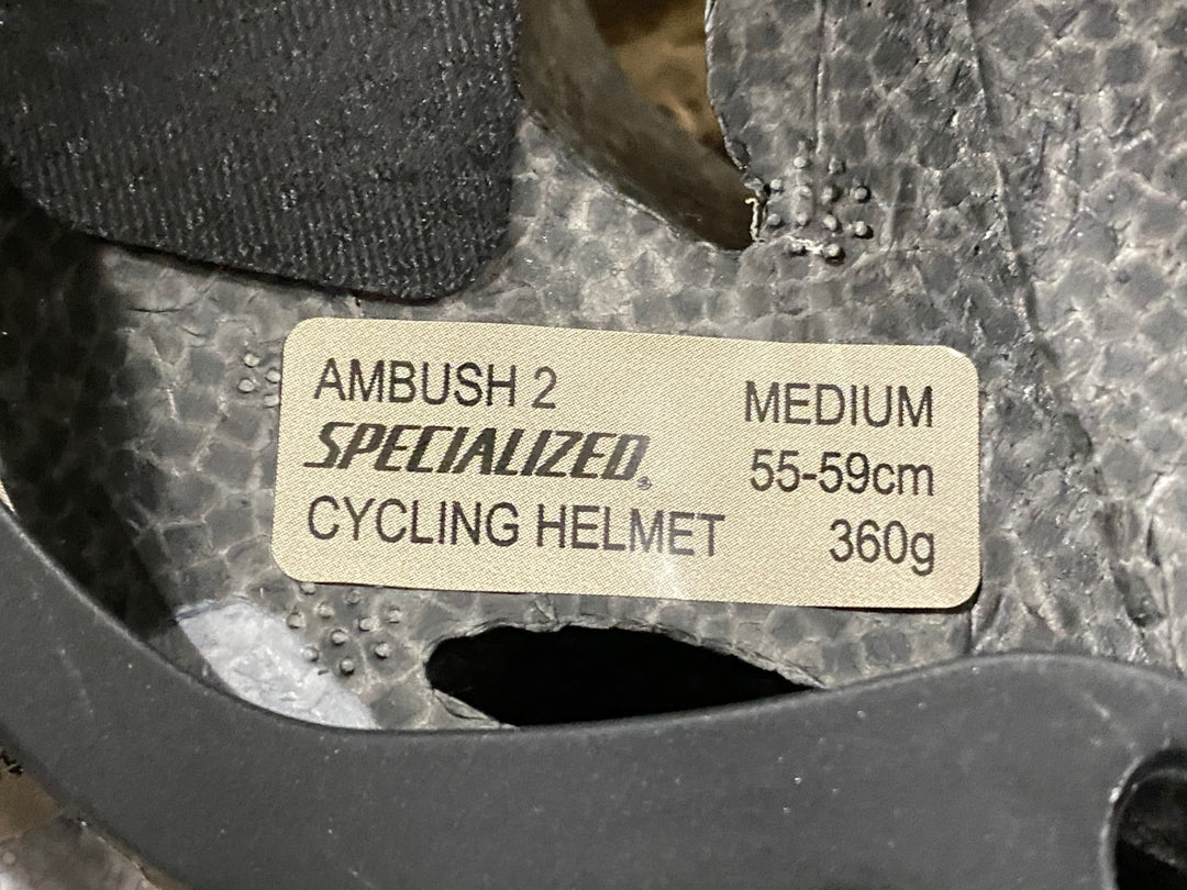 KI211 スペシャライズド SPECIALIZED Ambush 2 ヘルメット BLK M 2021/12製造