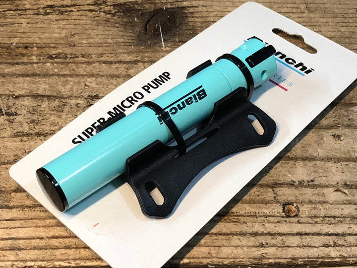 JQ740 ビアンキ Bianchi SUPER MICRO PUMP 携帯ポンプ 空気入れ チェレステ