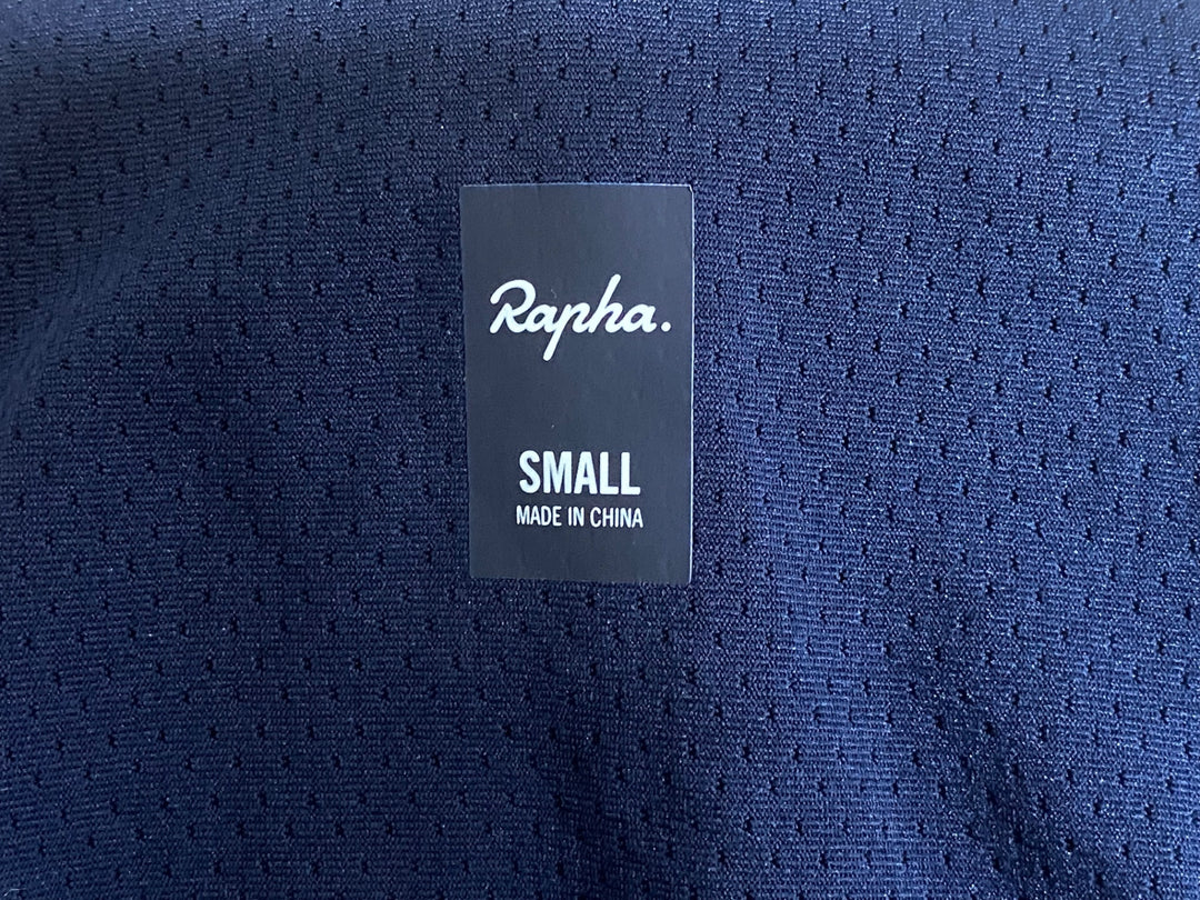 KM145 ラファ Rapha CARGO WINTER TIGHTS WITH PAD ビブタイツ 紺 S 裏起毛