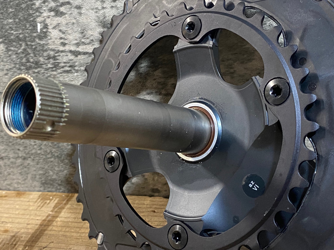 KD069 シマノ SHIMANO アルテグラ ULTEGRA FC-08 クランクセット 170mm 50/34T ※クランクキャップ欠品
