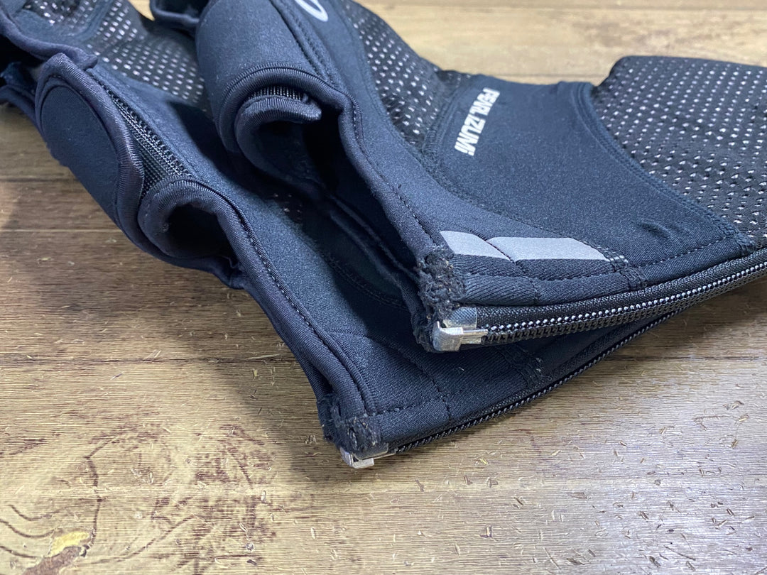 KA757 パールイズミ PEARL iZUMi シューズカバー 黒 L 裏起毛 WINDBREAK TITANIUM