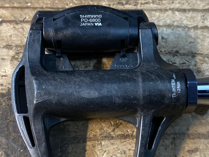JS738 シマノ SHIMANO アルテグラ ULTEGRA PD-6800 ビンディングペダル SPD-SL +4mm