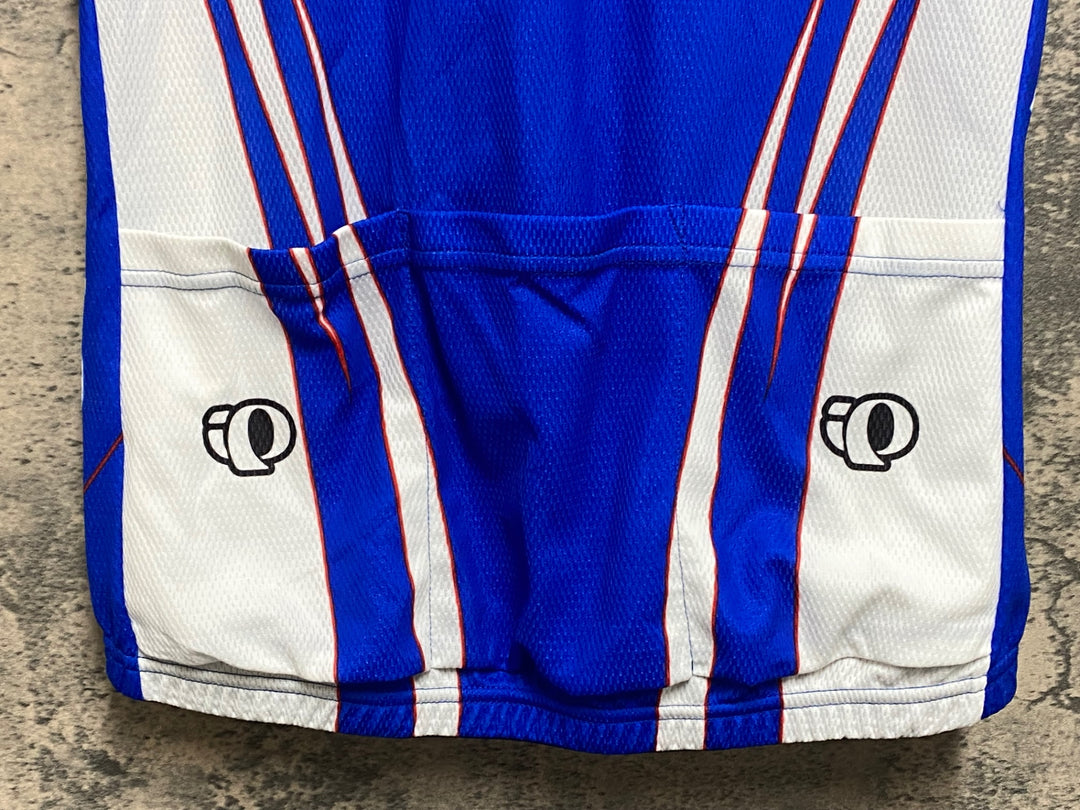 KN965 パールイズミ PEARL iZUMi 半袖 サイクルジャージ 青白 L Pinarello
