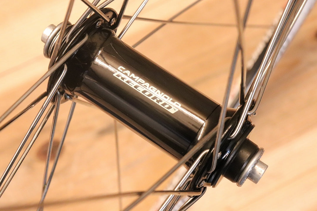 STAN'S ZTR ALPHA 340 リム 手組み カンパニョーロ レコード ハブ チューブレスレディ シマノ 11S/12S ホイールセット 【芦屋店】