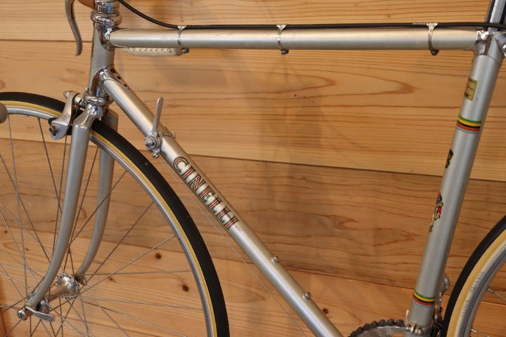 チネリ CINELLI スーパーコルサ SUPER CORSA 1980年前後 530サイズ カンパニョーロ ヌーヴォレコード MIX 5S スチール ロードバイク 【千葉店】
