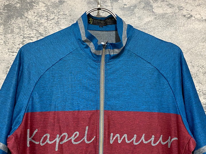 KB771 カペルミュール KAPELMUUR 半袖 サイクルジャージ ブルーグレー L