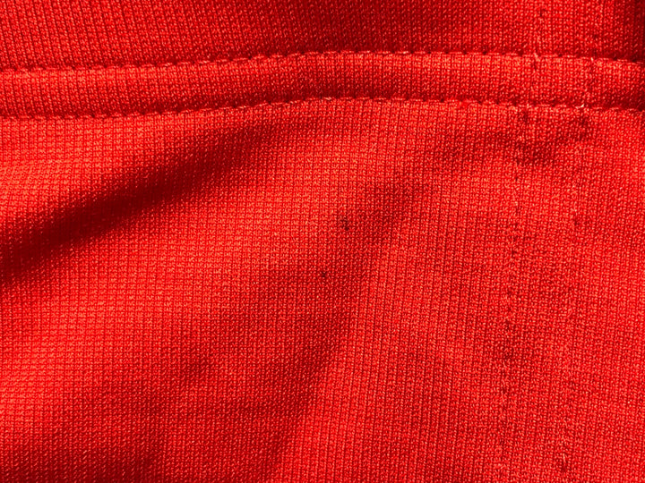 KL261 ラファ Rapha TRADE TEAM JERSEY 半袖 サイクルジャージ 赤 白 XL ※小穴