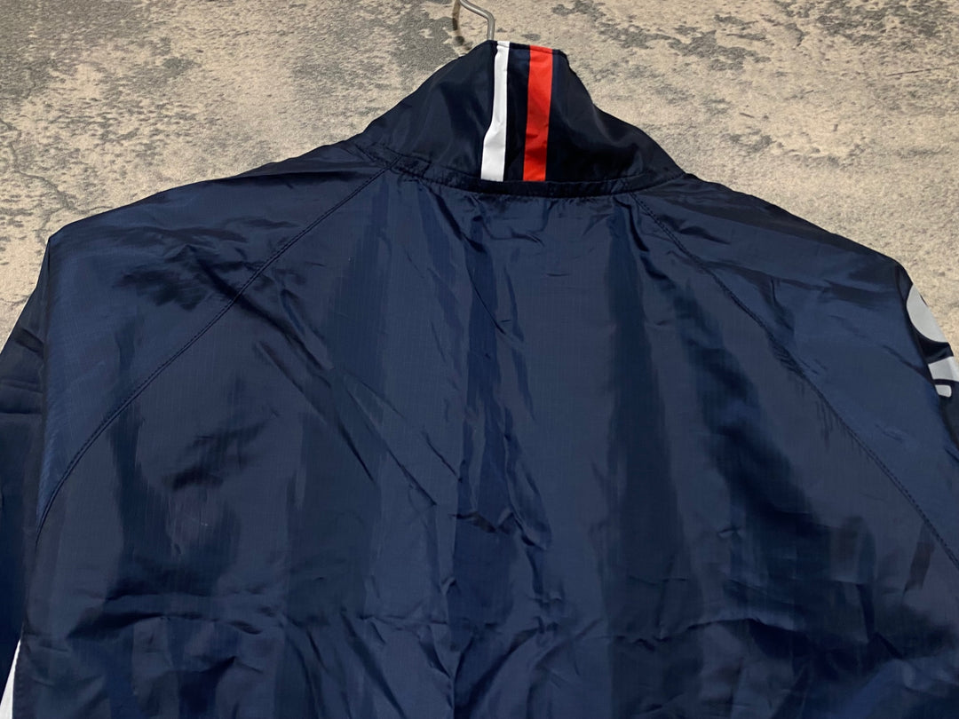 KI827 ルコックスポルティフ le coq sportif 長袖 ウィンドブレーカー 白紺 O