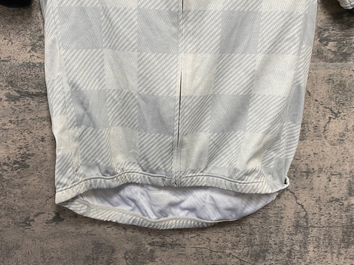 KA328 カペルミュール KAPELMUUR 半袖 サイクルジャージ 白 グレー M