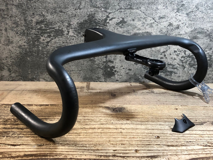 KJ884 ボントレガー BONTRAGER アイオロス AEOLUS RSL VR-C 一体型 カーボン ドロップハンドル 400mmエンドC-C ステム80mm OS リコール対応済み
