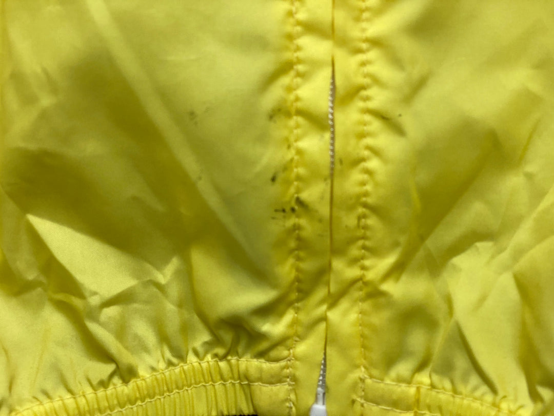 KL087 パールイズミ PEARL iZUMi 長袖 ウインドブレイカー 紫 黄 M TEAM PAOPAO BEER