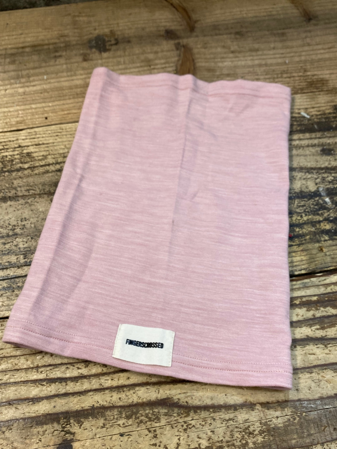 JV790 FINGERSCROSSED ネックカバー ピンク