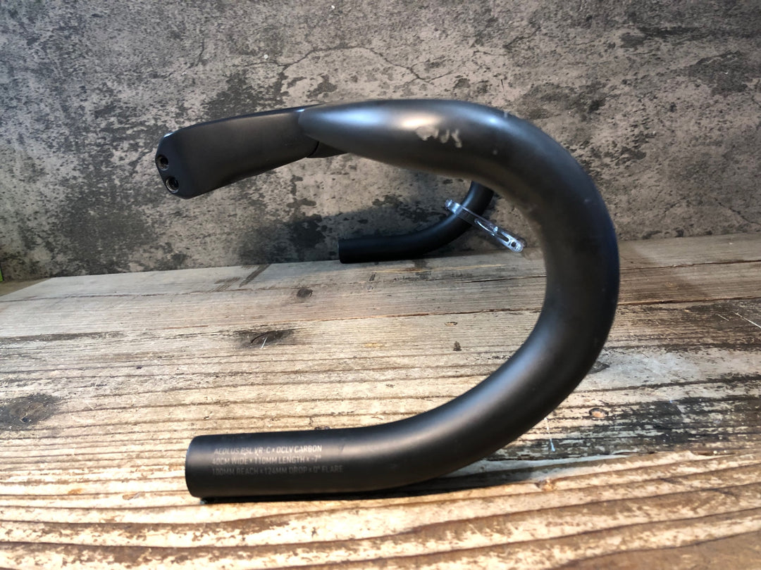 JT486 ボントレガー BONTRAGER AEOLUS RSL カーボン ドロップハンドル ※クラック、削れのためジャンク