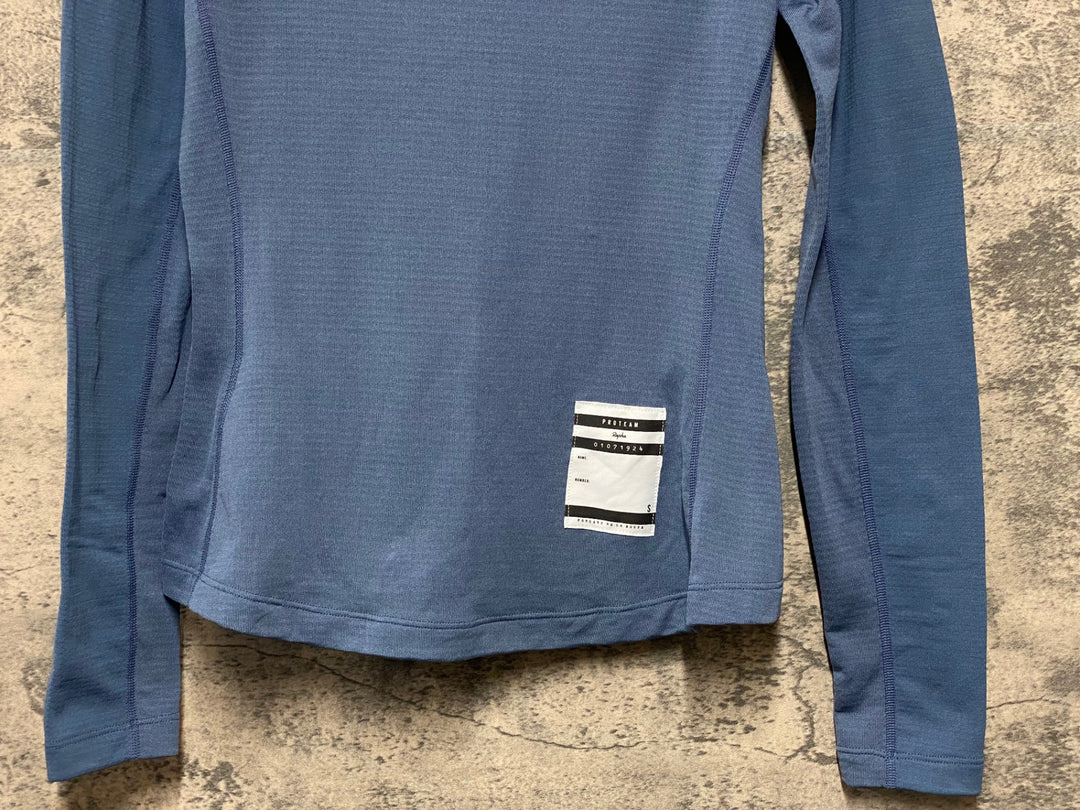KN969 ラファ Rapha WOMEN'S PRO TEAM THERMAL BASE LAYER 長袖 ベースレイヤー S 青