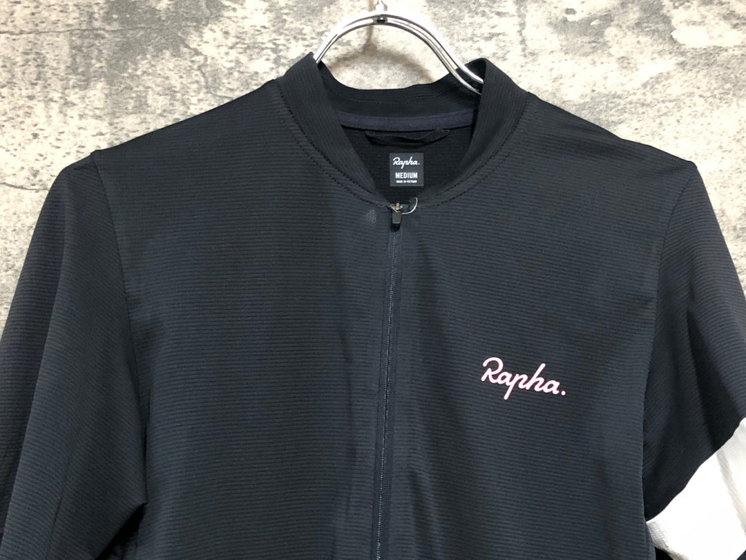 KD857 ラファ Rapha CLASSIC FLYWEIGHT JERSEY 半袖 サイクルジャージ 紺 M