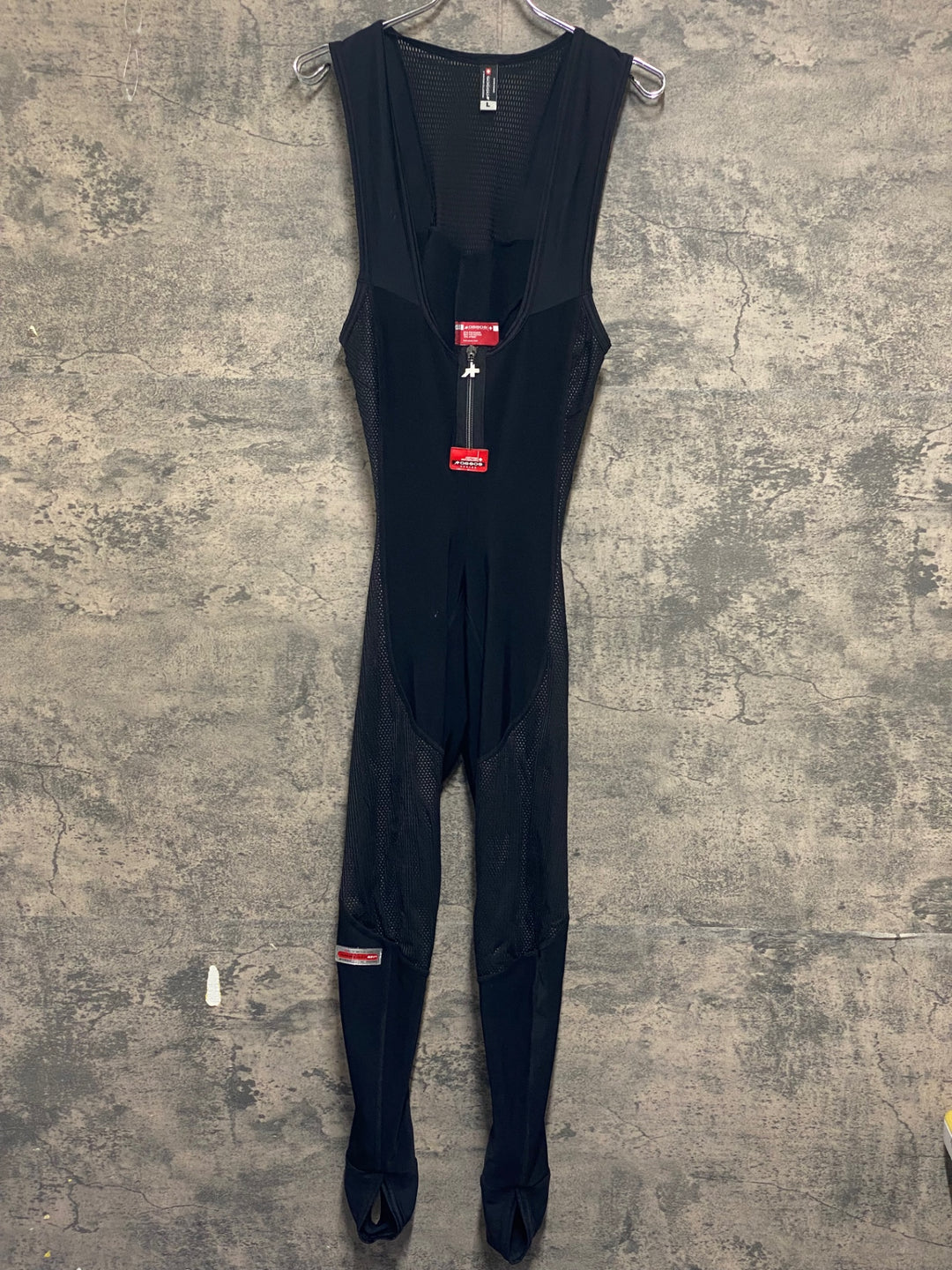 KK174 アソス ASSOS AIRBLOCK 851 ビブタイツ 黒 L パッドなし