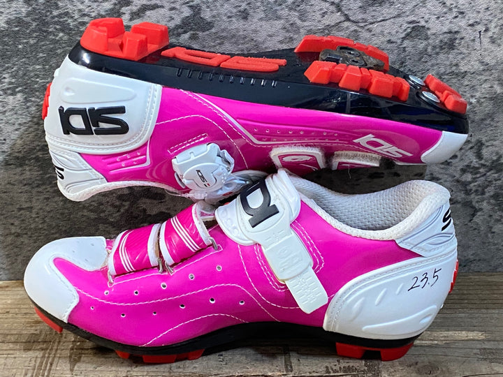 KG382 シディ SIDI TRACE MTB ビンディングシューズ ピンク SPD EU36W ※ペン字あり