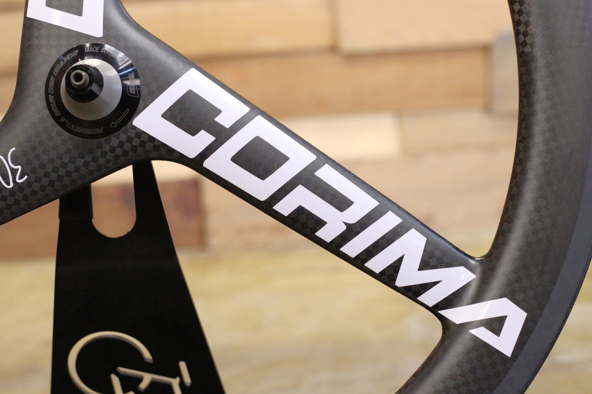 CORIMA　フロント・バトンホイール(3スポーク) 新品未使用 コリマ CORIMA 3スポーク WS TT HM カーボン チューブラー