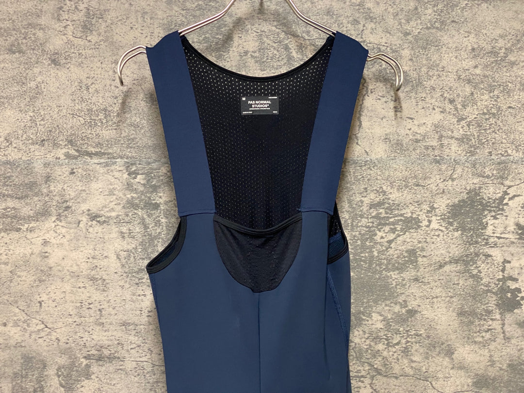 KE899 パスノーマルスタジオ PAS NORMAL STUDIES Mechanism Deep Winter Long Bibs ビブタイツ 紺 S 裏起毛