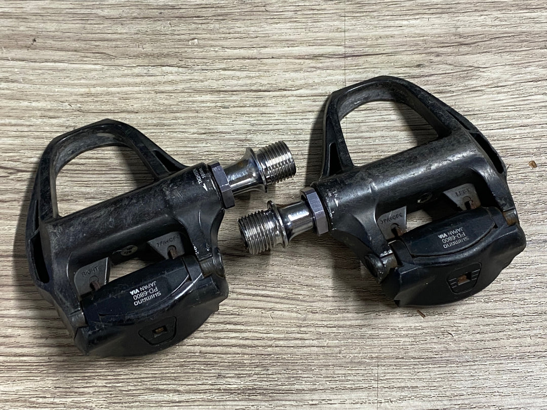 JX027 シマノ SHIMANO アルテグラ ULTEGRA PD-6800 ビンディングペダル SPD-SL 錆