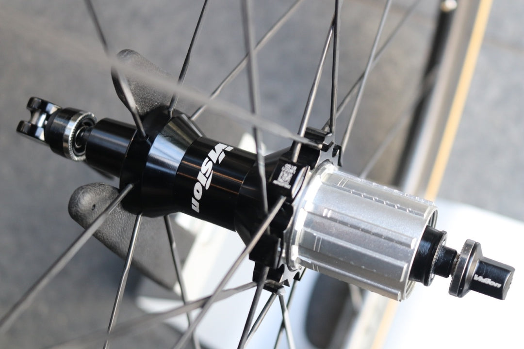 ヴィジョン VISION トライマックス TRIMAX CARBON 40 LTD カーボン チューブラー ホイールセット シマノ 12/11S 【東京南麻布店】