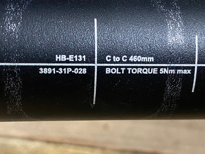 JU741 トムソン THOMSON HB-E131 アルミ ドロップハンドル 黒 ブラケットC-C460mm Φ31.8