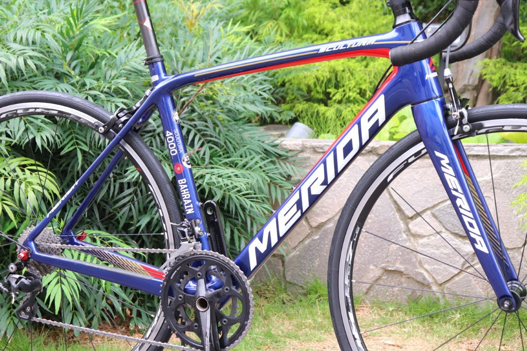 メリダ MERIDA スクルトゥーラ SCULTURA 4000 2018年50サイズ シマノ 105 5800 MIX 11S カーボン ロードバイク 【さいたま浦和店】