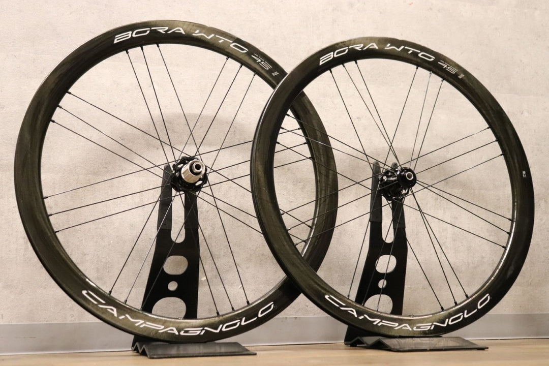 カンパニョーロ Campagnolo BORA WTO 45 DB カーボン チューブレス ホイールセット シマノ 12/11S 【さいたま浦和店】