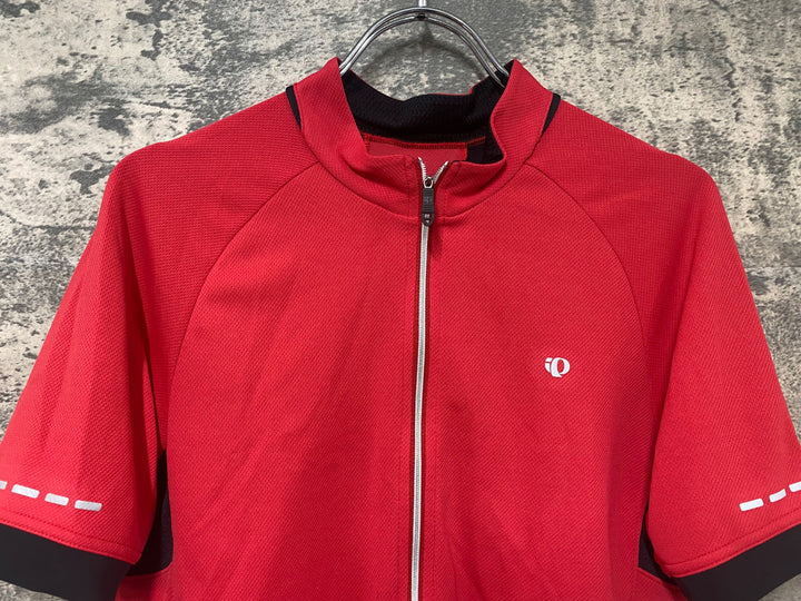 JH183 パールイズミ PEARL iZUMi 半袖 サイクルジャージ 赤 レディース L