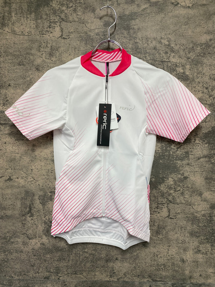 JW005 レリック reric Women's Himalia SS Jersey 半袖サイクルジャージ M 白 レディース
