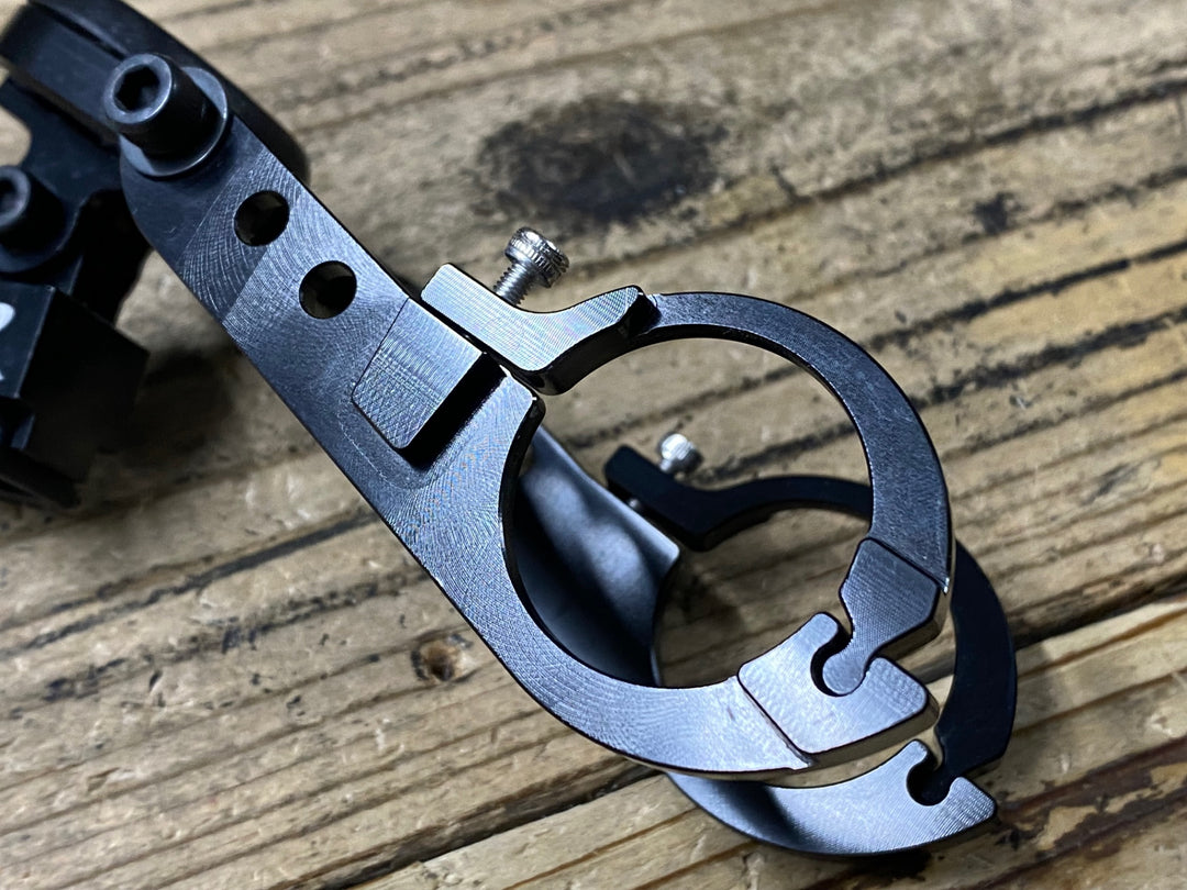 KA866 レックマウント REC-MOUNTS サイコンマウント Φ31.8 両持ち GARMIN用 キャットアイライトマウント付属