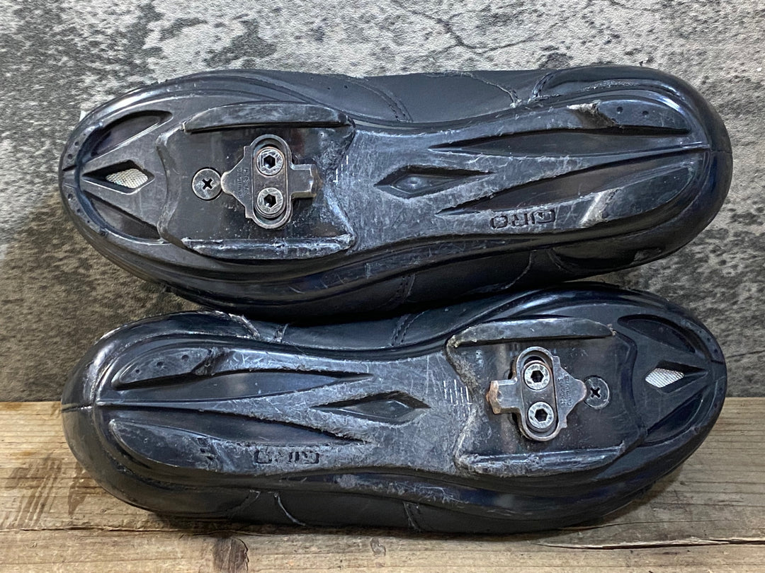 KG387 ジロ GIRO SAVIX ビンディングシューズ 黒 SPD EU40 ペン字あり