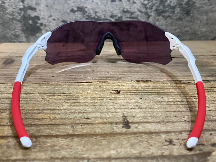 KH643 オークリー OAKLEY EV ZERO サングラス アイウェア 白 赤 PRIZMレンズ レンズ付属