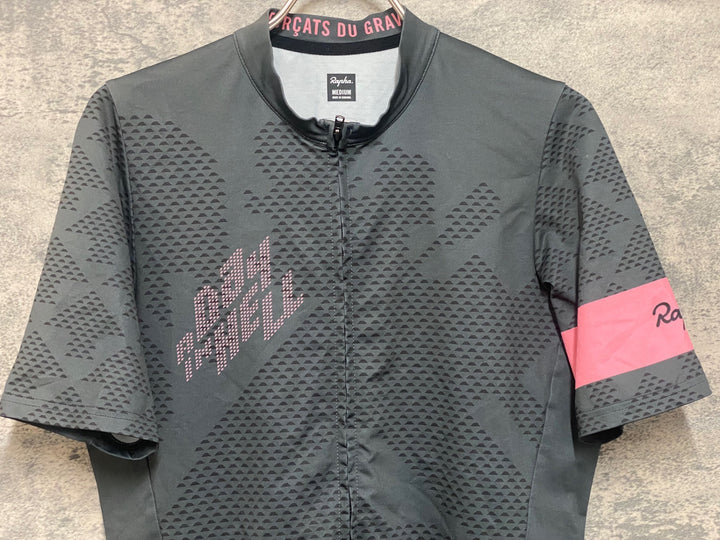 JP201 ラファ Rapha CUSTOM MIDWEIGHT RACE JERSEY 半袖 サイクルジャージ グレー M