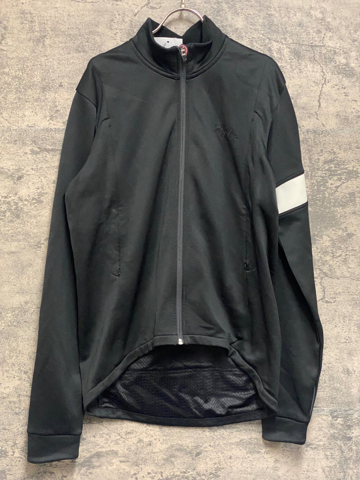 JZ866 ラファ Rapha WINTER JERSEY 長袖 サイクルジャケット 黒 XL
