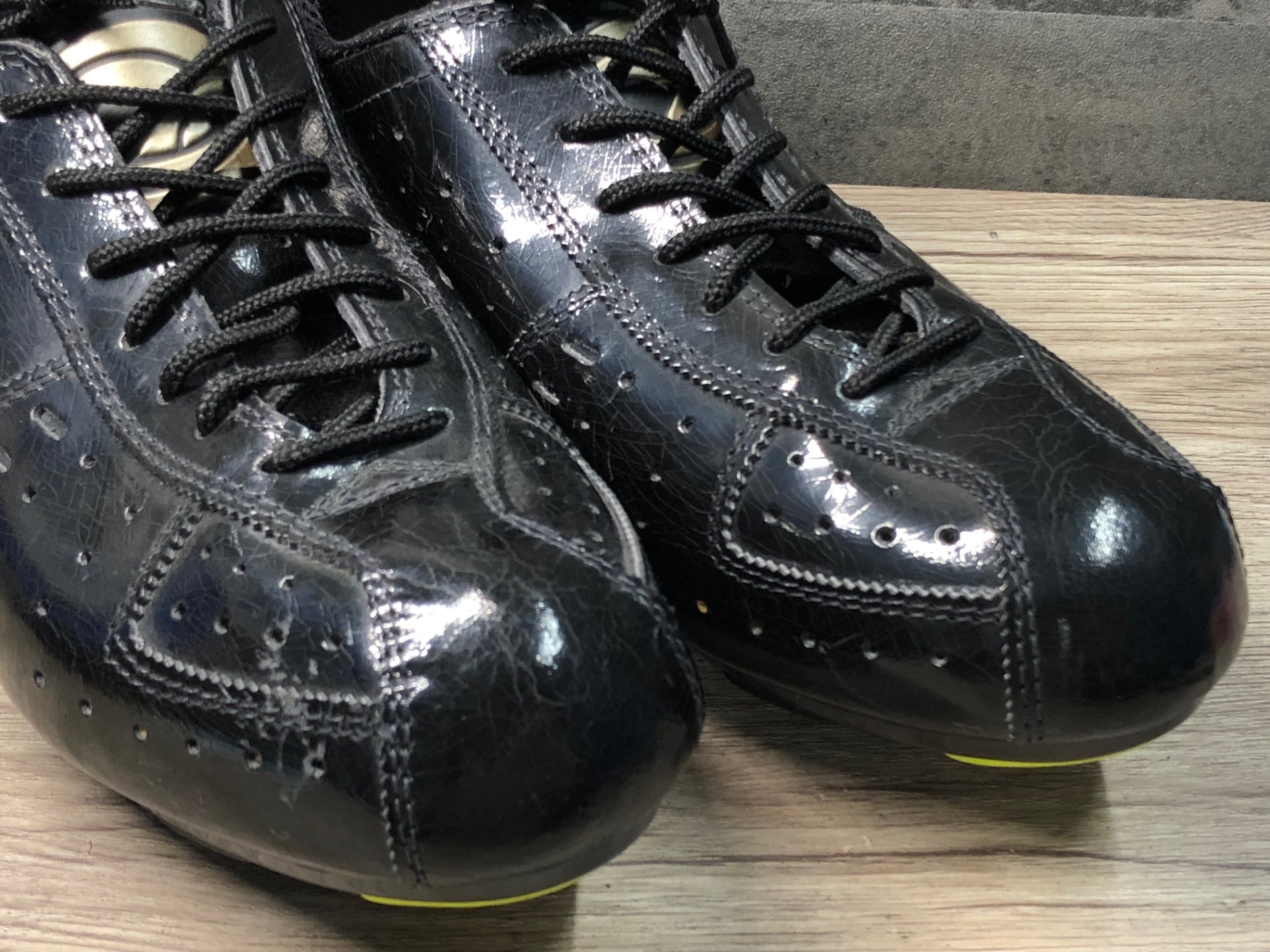 JI666 ガエルネ GAERNE ビンディングシューズ ヴィンテージ 黒 3穴 2穴