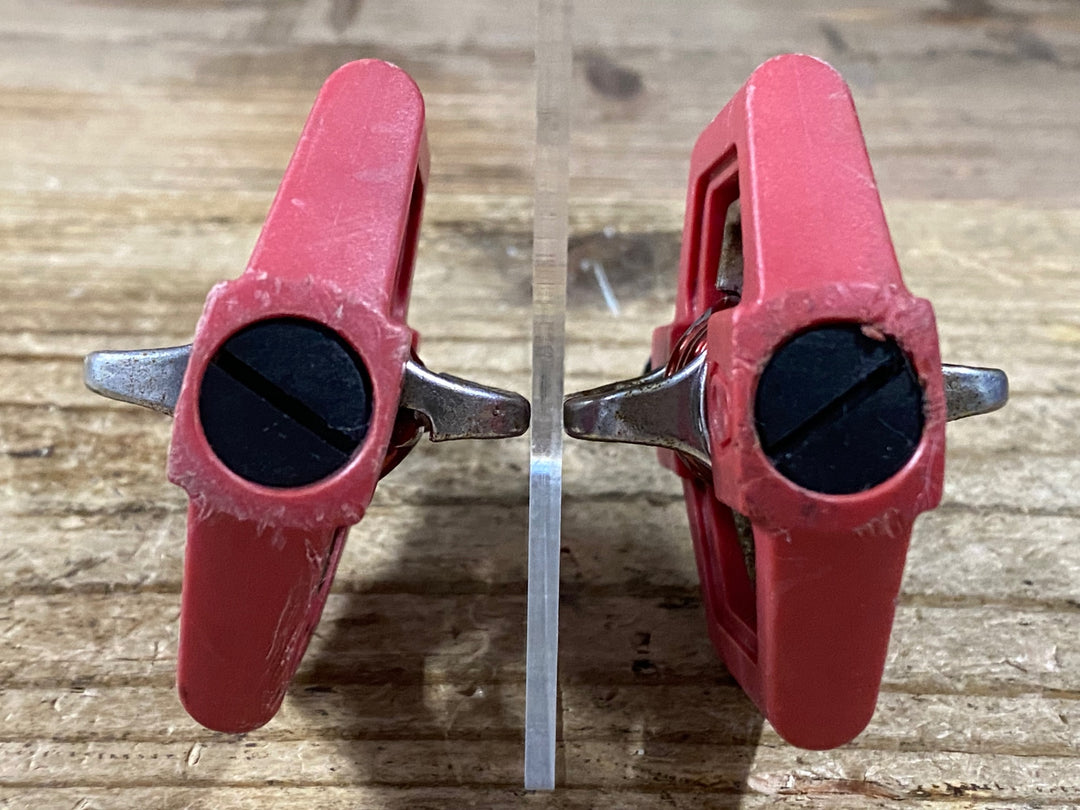 JN531 クランクブラザーズ crankbrothers キャンディ CANDY1 ビンディングペダル 赤 樹脂