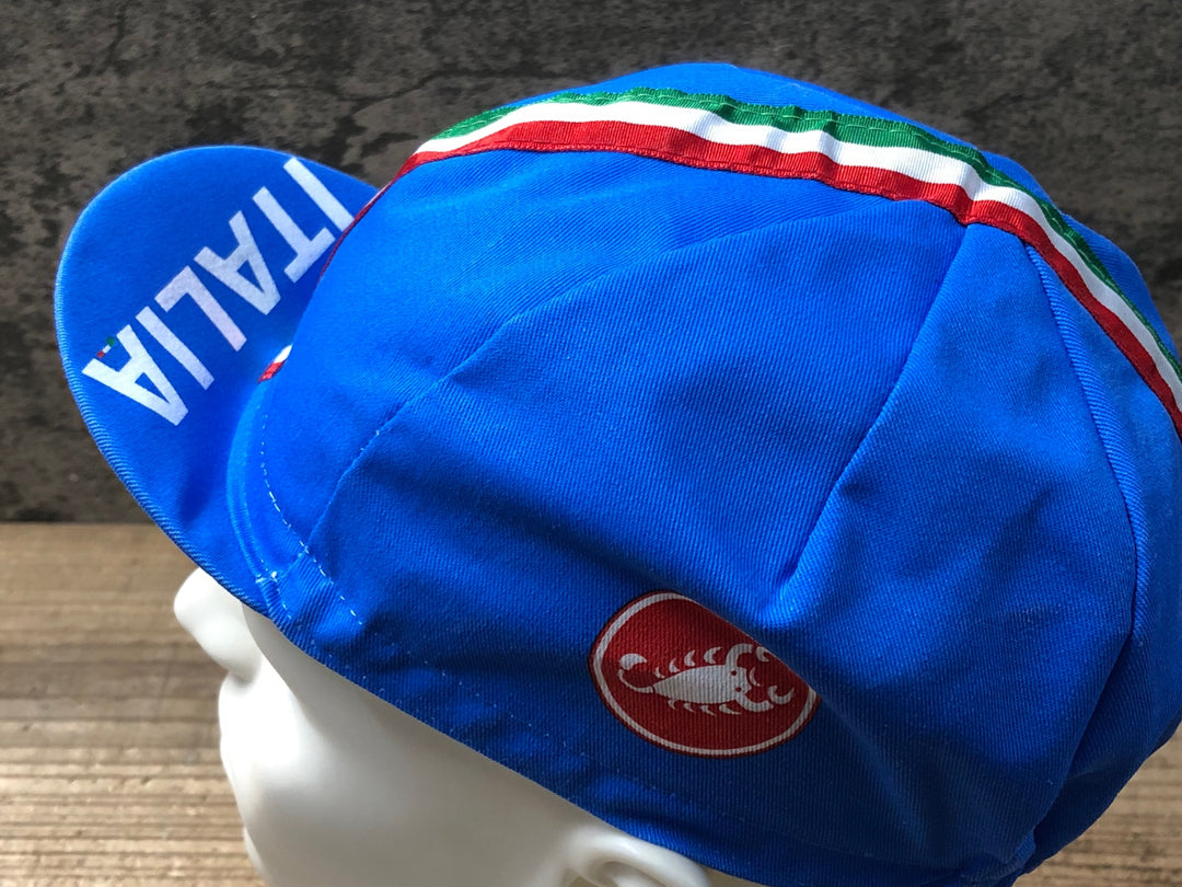 KC798 チネリ Cinelli サイクルキャップ 青 ワンサイズ