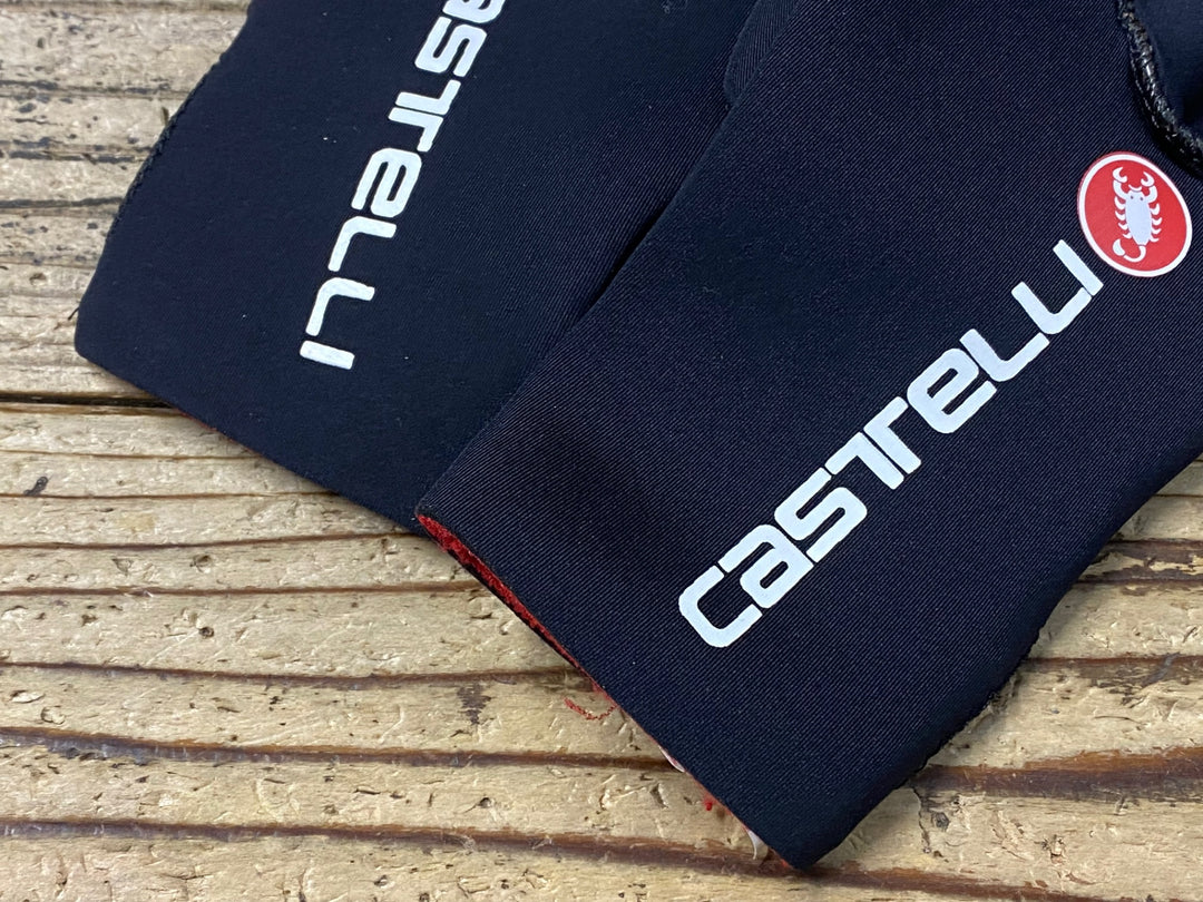 JZ599 カステリ CASTELLI 長指 グローブ 黒 S/M