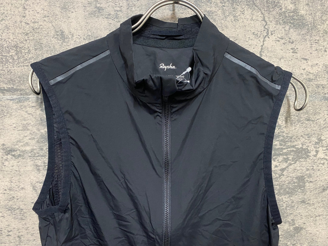 JS841 ラファ Rapha PRO TEAM LIGHTWEIGHT GILET ジレ サイクルベスト 黒 S