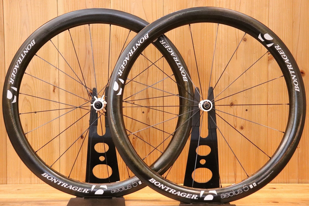 ボントレガー BONTRAGER アイオロス AEOLUS 5 カーボン クリンチャー ホイールセット カンパ 11S/12S 【芦屋店】