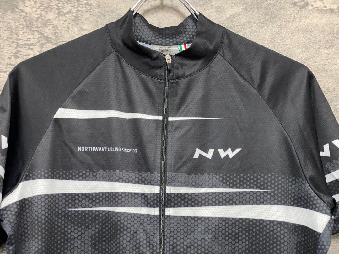 JK179 ノースウェーブ NORTHWAVE 半袖 サイクルジャージ 黒 M